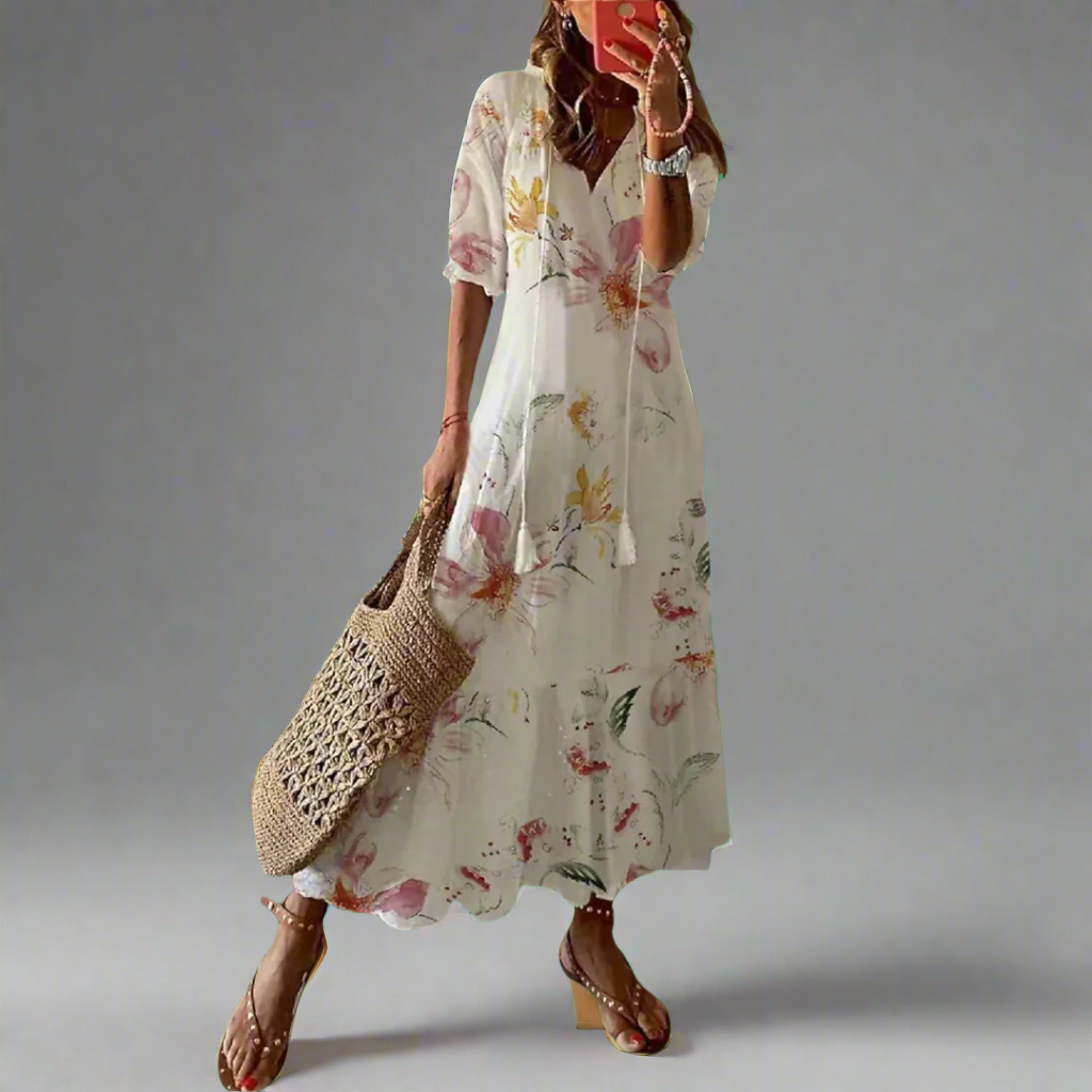 Cyratrud | Robe maxi aérienne avec élégance moderne