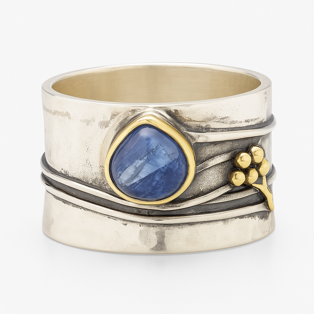 Bague de Méditation en Gemmes Bohémiennes