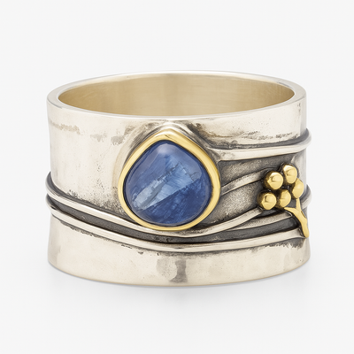 Bague de Méditation en Gemmes Bohémiennes