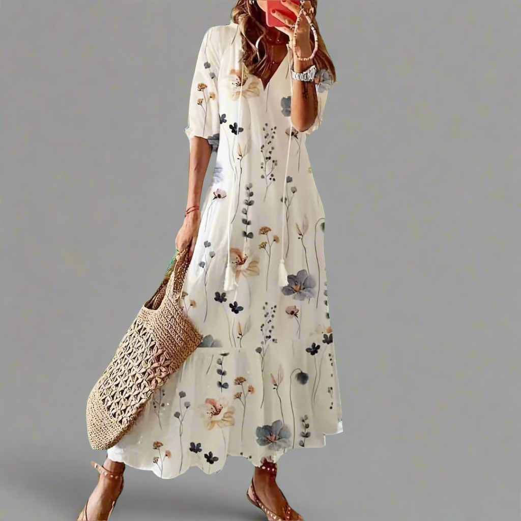 Cyratrud | Robe maxi aérienne avec élégance moderne
