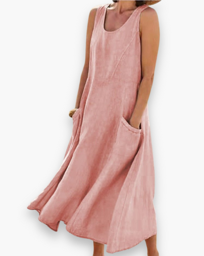 Robe d'été aérée des femmes | MIDI élégant