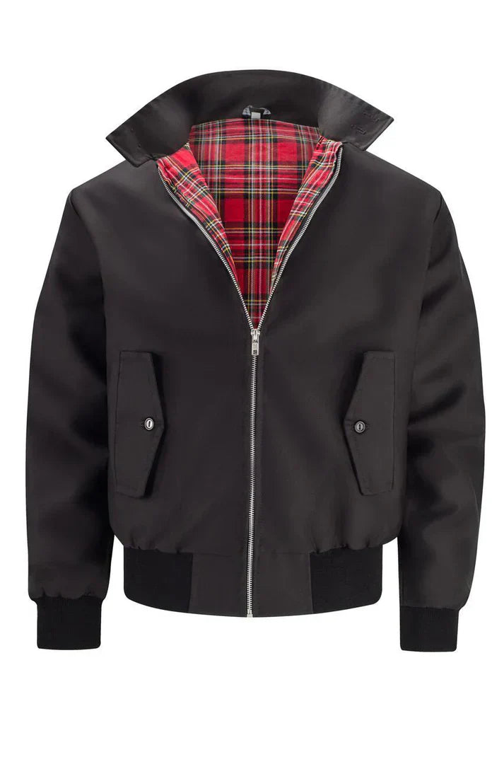 Matthieu – Veste Urbaine Pour Homme Avec Doublure À Carreaux Et Col Classique