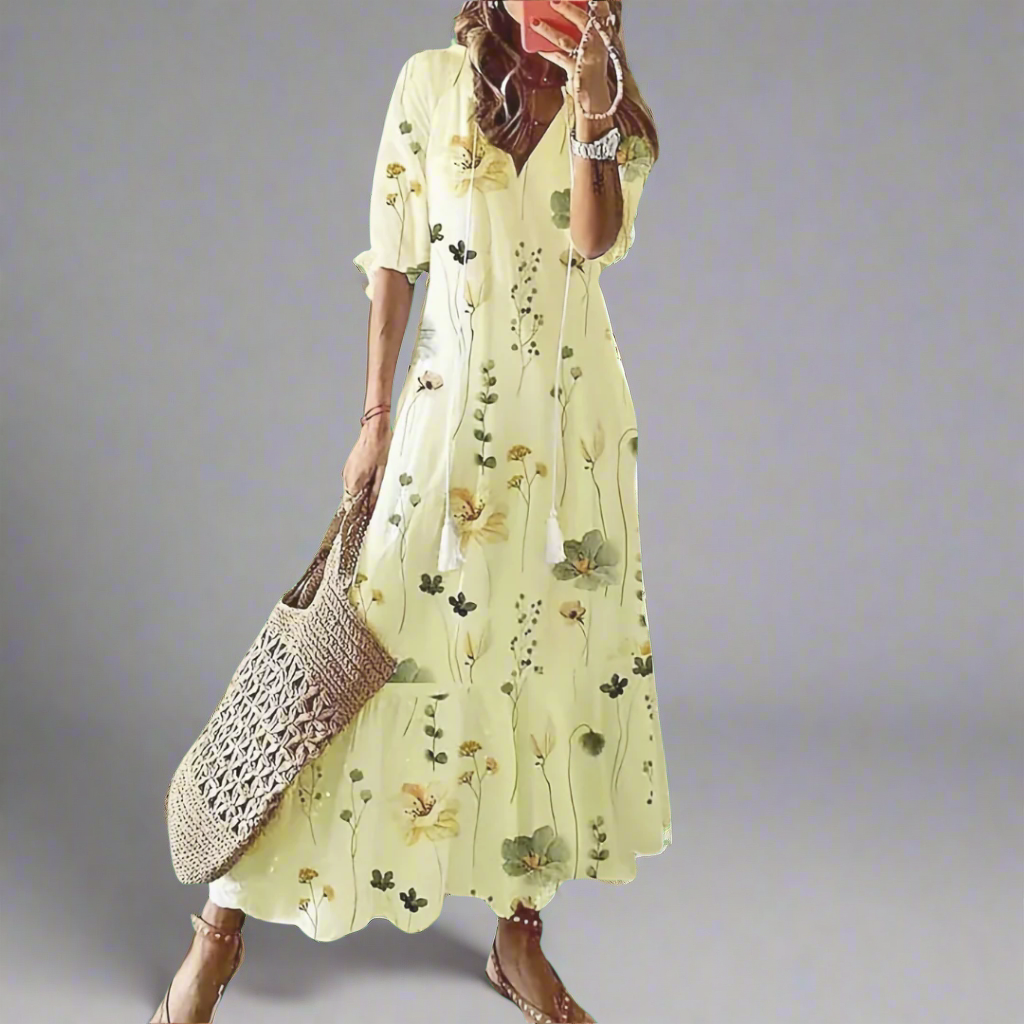 Cyratrud | Robe maxi aérienne avec élégance moderne