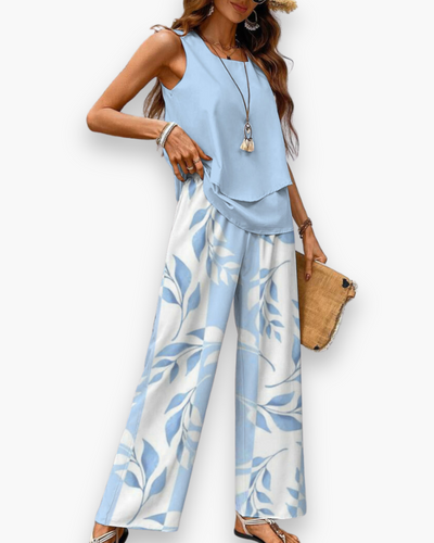Ensemble fluide élégant femme | Tenue d'été
