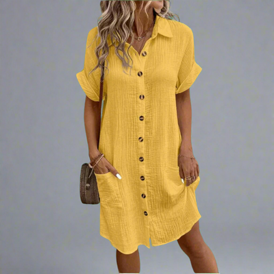 Harnwina | Robe maxi estivale avec facteur de bien-être