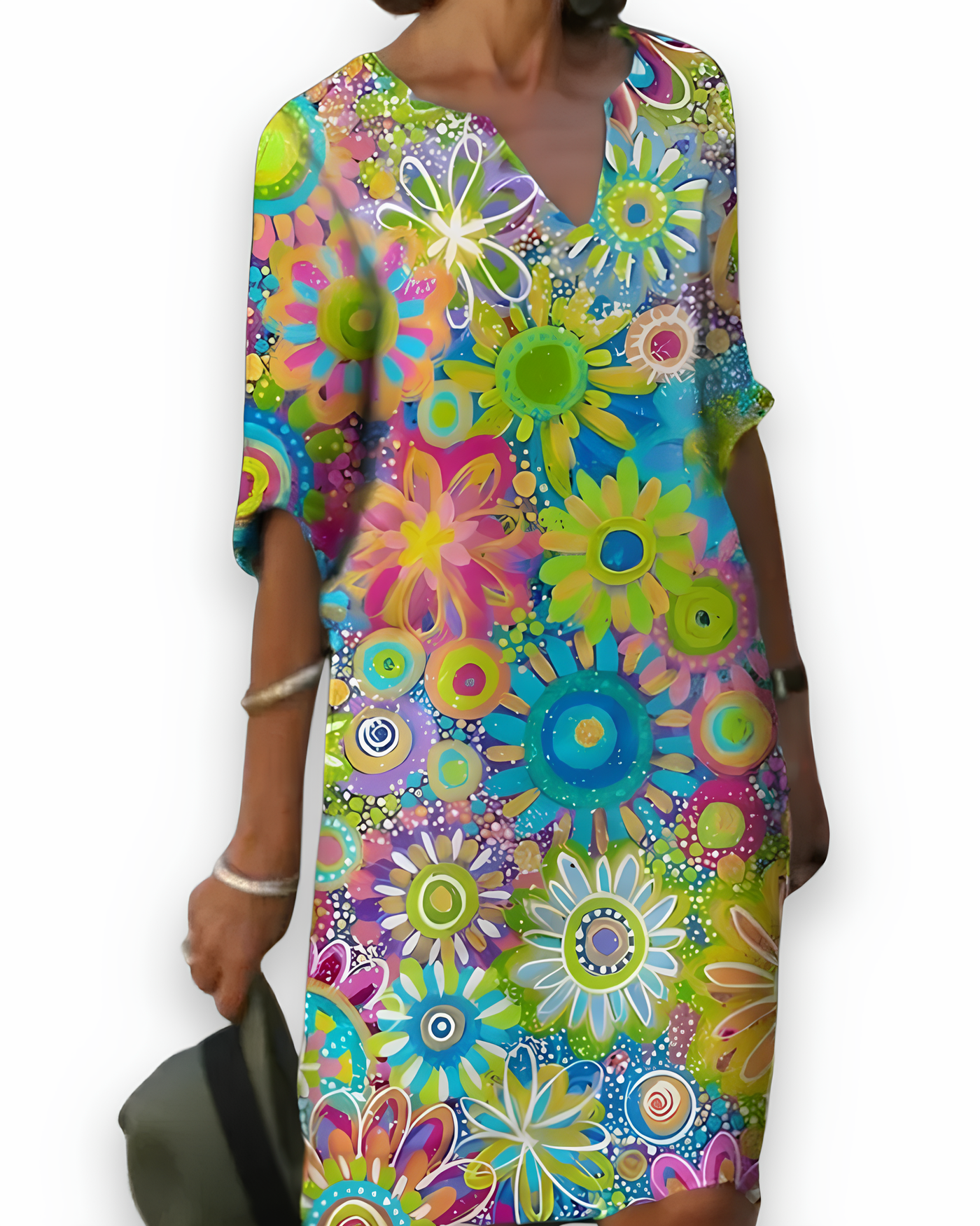 Robe d’été imprimée pour femme | Élégante
