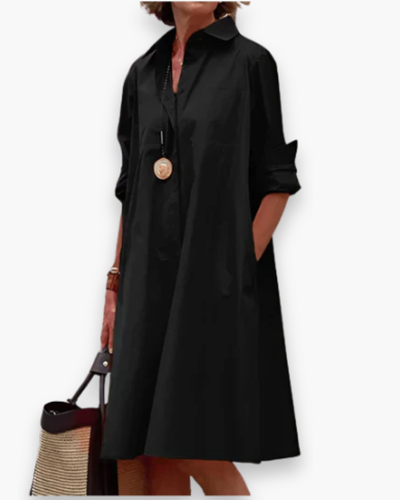Robe chemise ample femme | Moderne et élégant