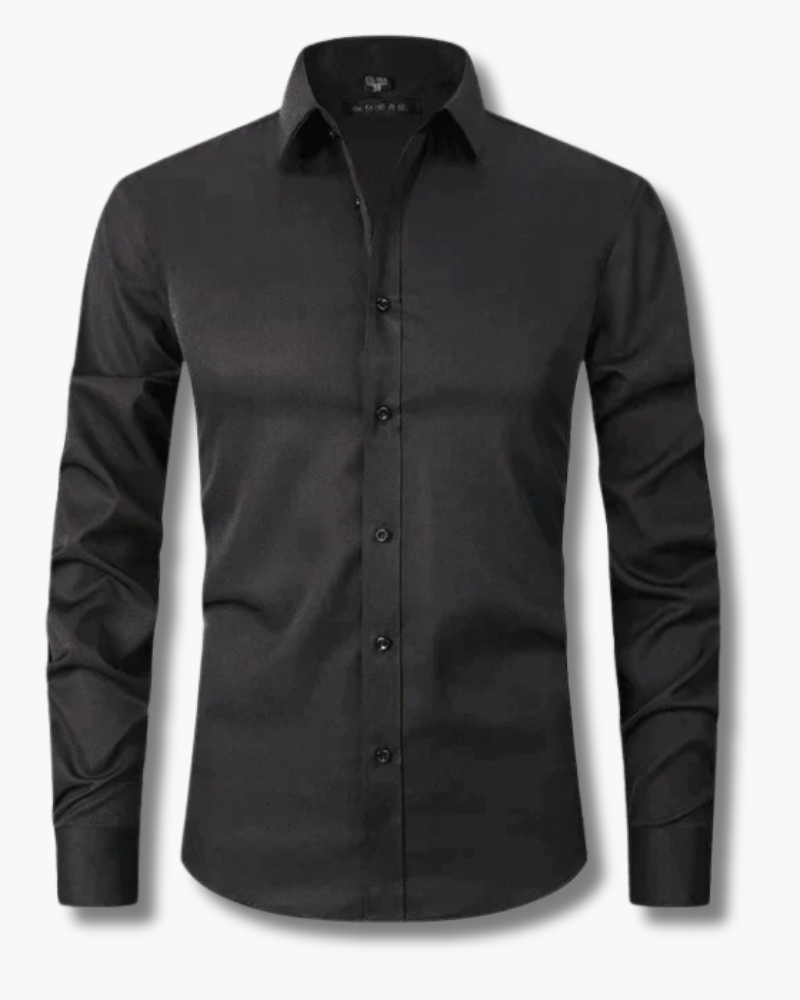 Chemise élégante ajustée homme | Tissu respirant