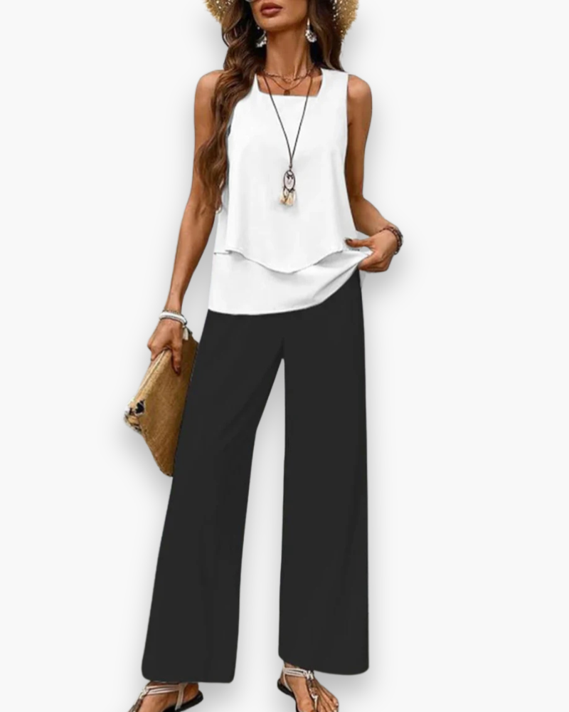 Ensemble fluide élégant femme | Tenue d'été