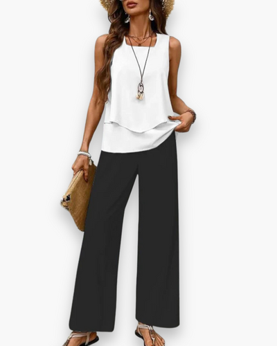 Ensemble fluide élégant femme | Tenue d'été