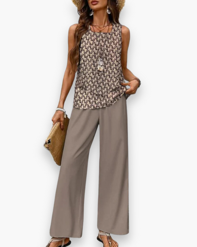 Ensemble fluide élégant femme | Tenue d'été