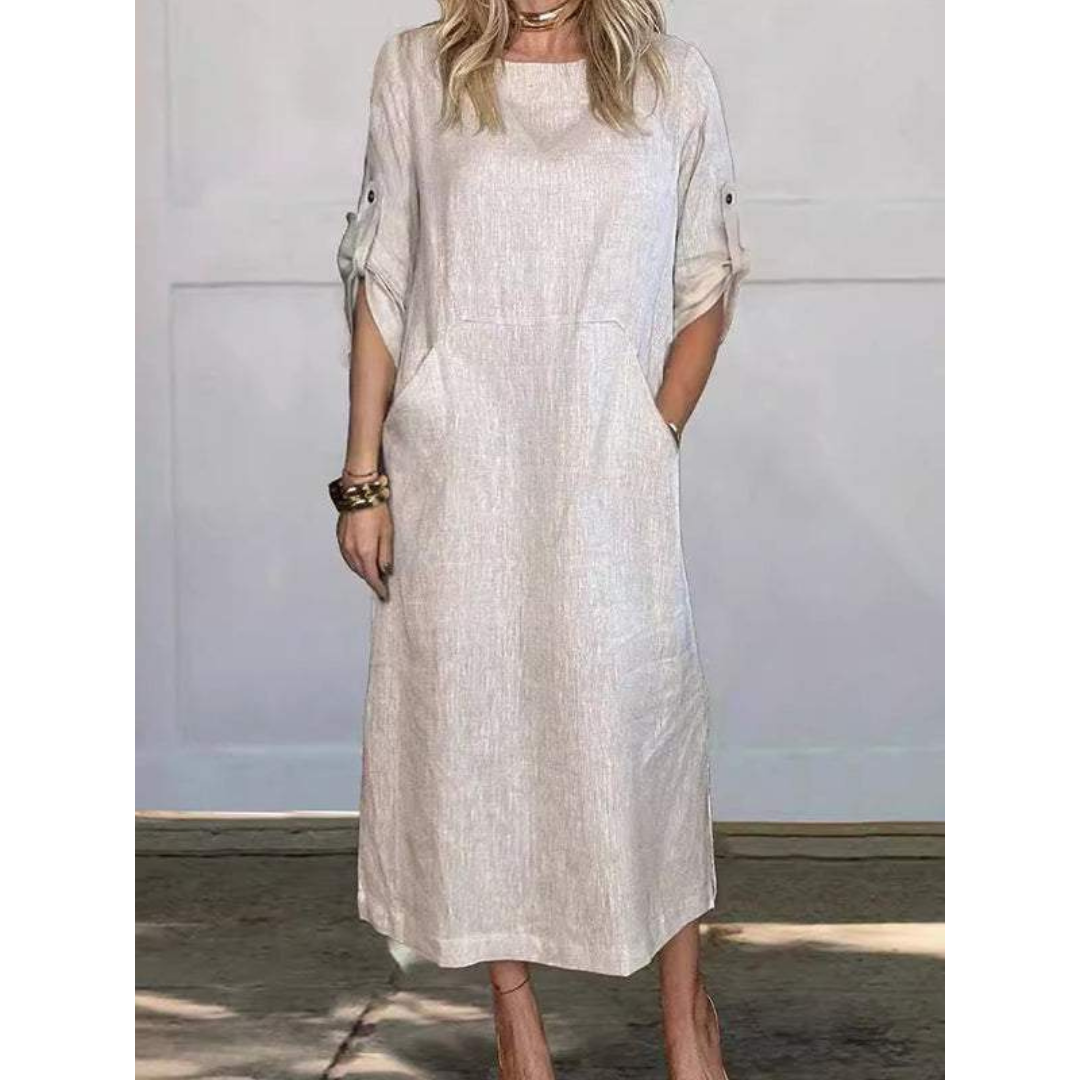Sophie - Robe Maxi Décontractée - Coupe Détendue - Femmes
