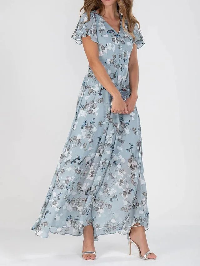 Kaitlyn | Robe maxi à fleurs élégante