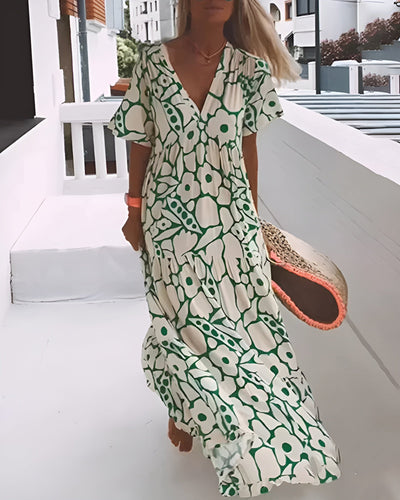 CHRISTINE – Robe Maxi Été Élégante