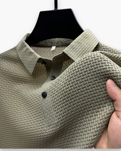 Polo Structuré Moderne pour Homme | Manches Longues