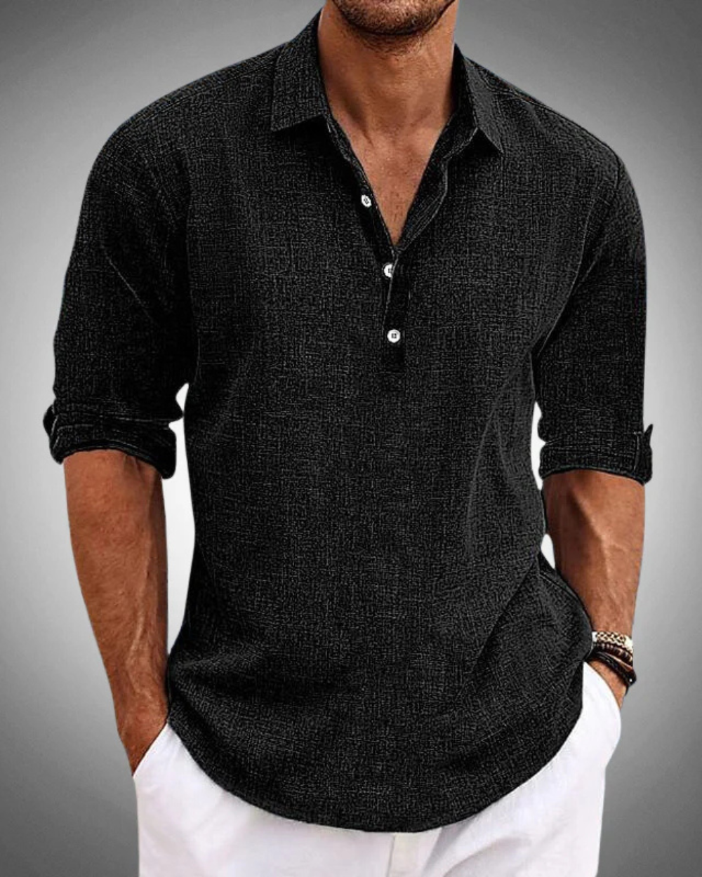 Sabbio - Chemise classique en coton