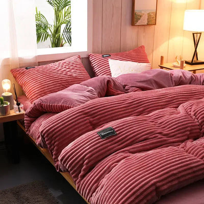 Luxe Fleece – Housse De Couette En Polaire Chaude Pour L'Hiver En Velours