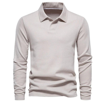 William - Polo shirt à manches longues - Intemporel - Décontracté - Hommes