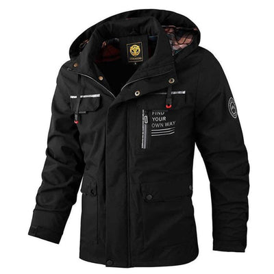 Benoît – Manteau Mi-Long Pour Hommes Avec Capuche, Design Pratique Et Élégant