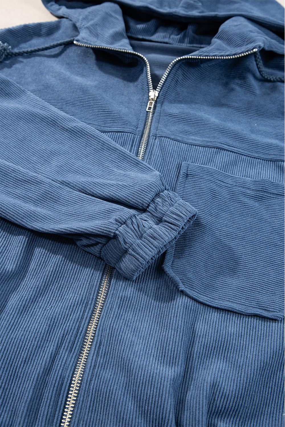 Fiona – Veste En Velours Côtelé Décontractée Avec Capuche Pour Un Style Relax