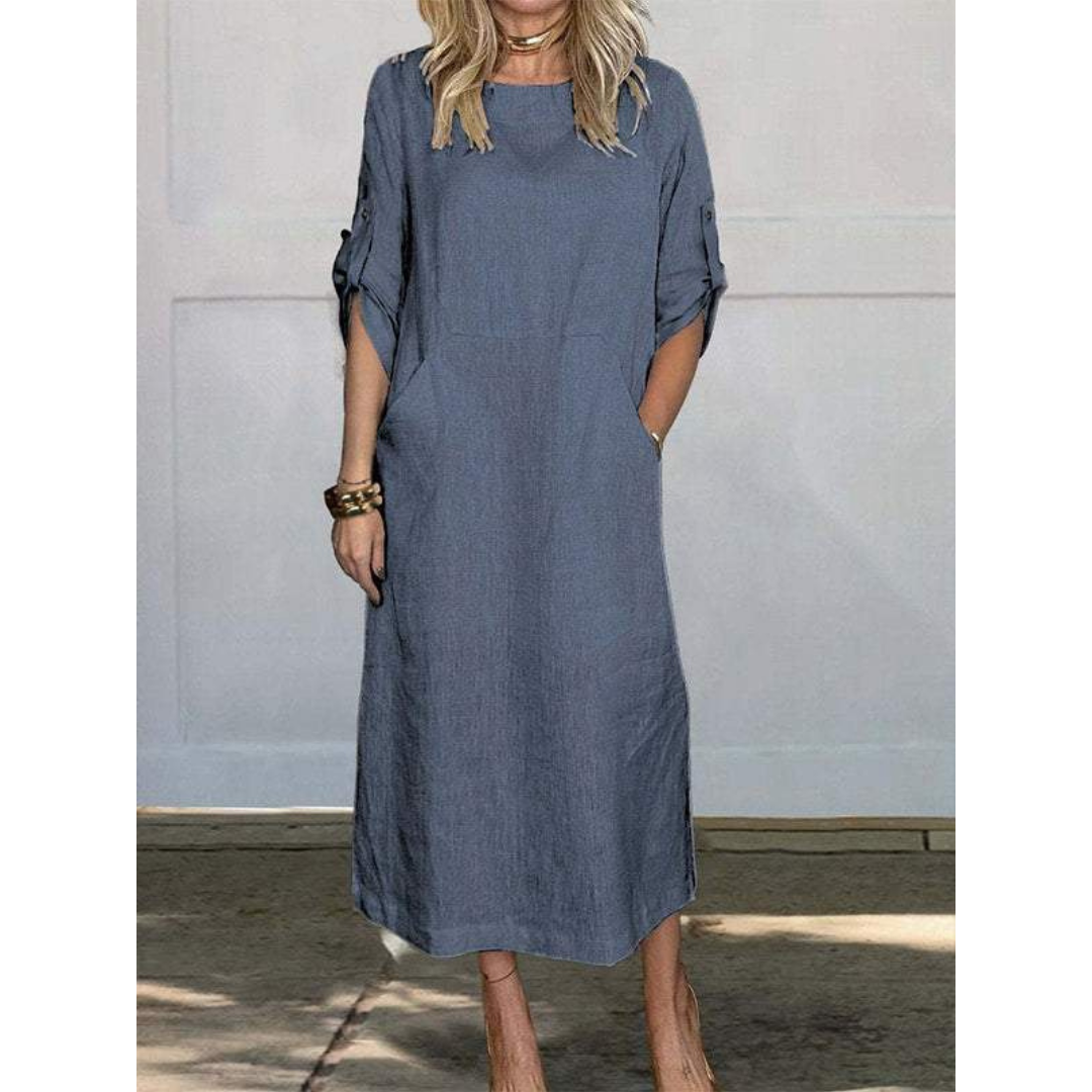 Sophie - Robe Maxi Décontractée - Coupe Détendue - Femmes