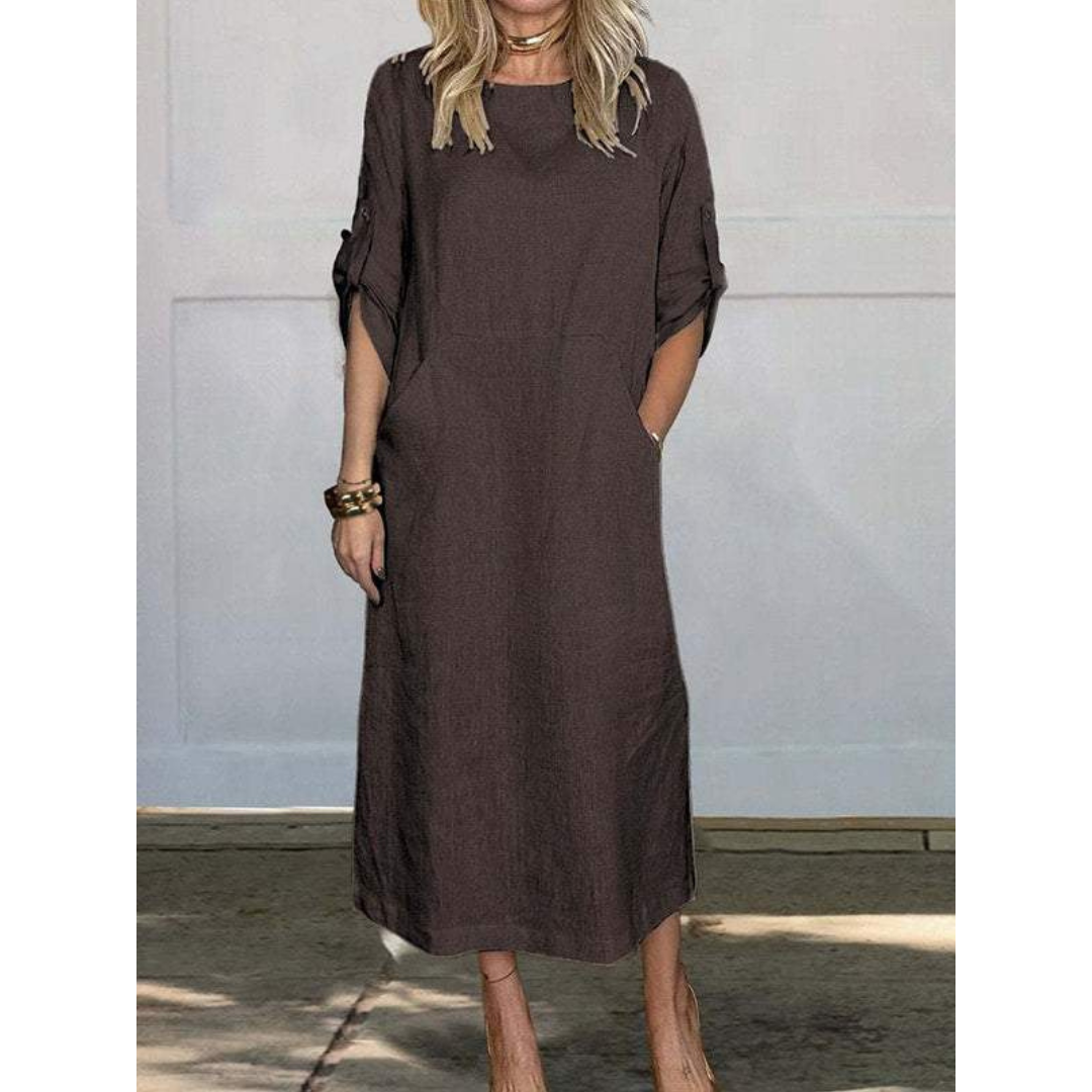 Sophie - Robe Maxi Décontractée - Coupe Détendue - Femmes