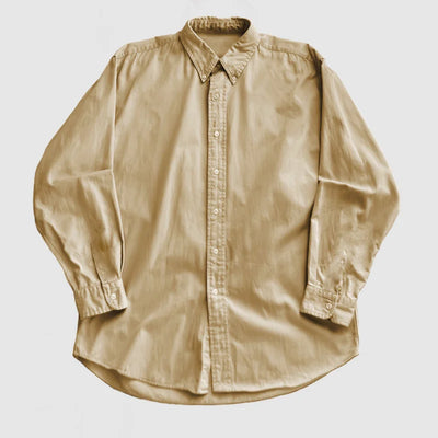 Hugo – Chemise Vintage Pour Hommes Avec Look Délavé Et Manches Longues