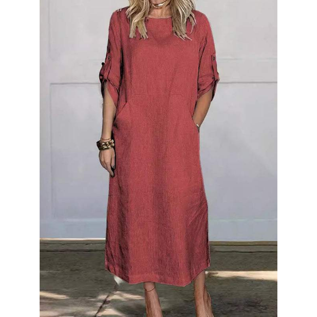 Sophie - Robe Maxi Décontractée - Coupe Détendue - Femmes