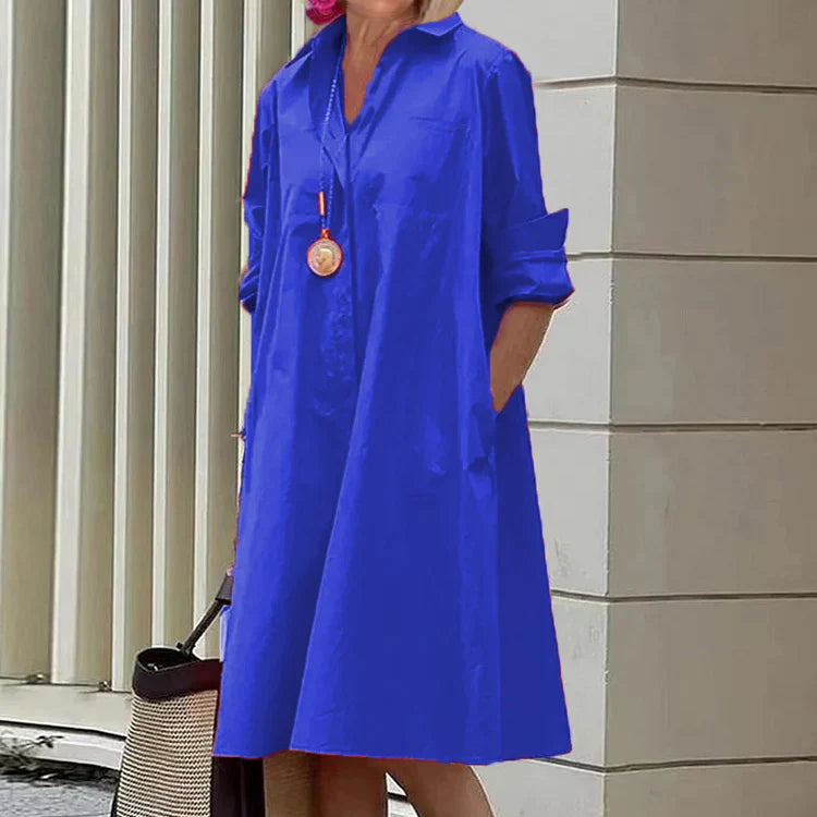 Charlotte - Robe Chemise Chic Et Élégante