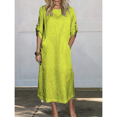 Sophie - Robe Maxi Décontractée - Coupe Détendue - Femmes