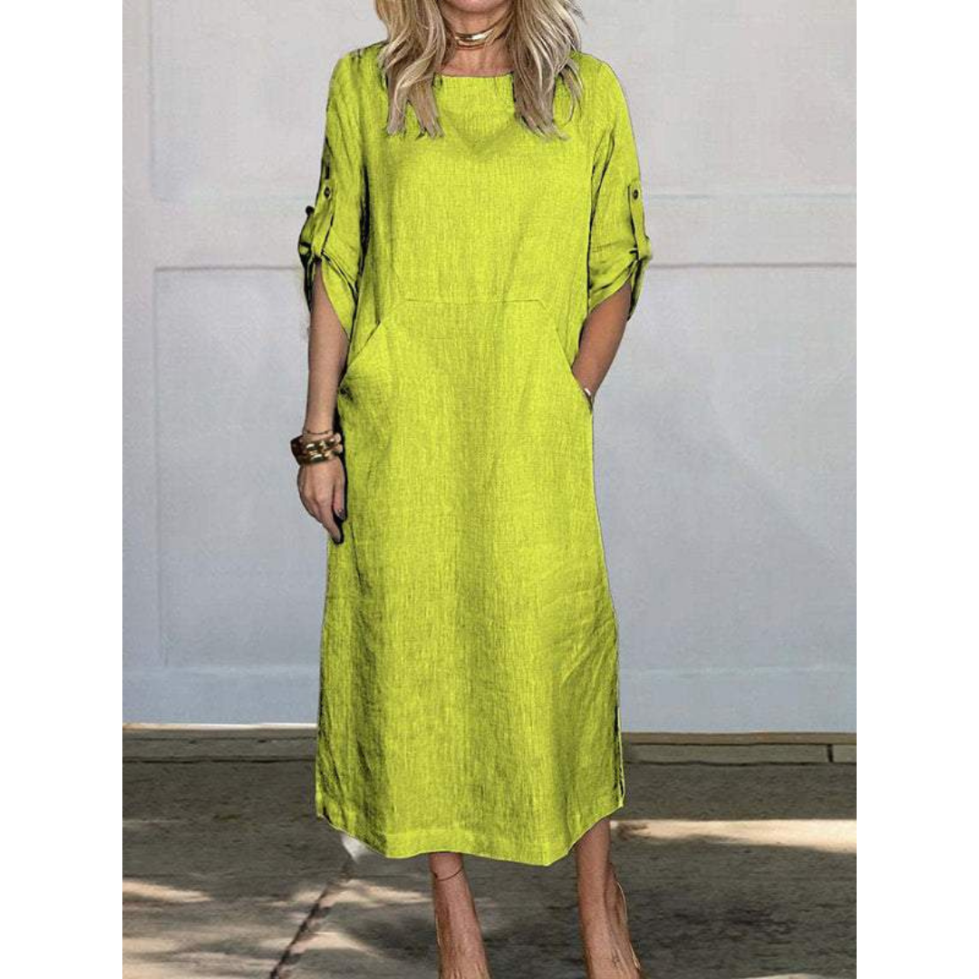 Sophie - Robe Maxi Décontractée - Coupe Détendue - Femmes
