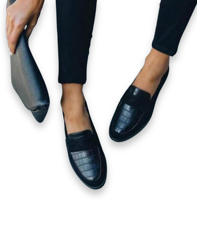 Mocassins à enfiler texturés pour femme | Élégantes