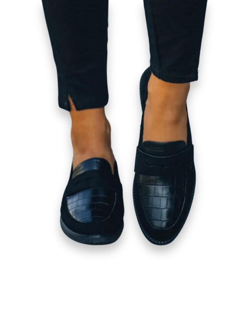 Mocassins à enfiler texturés pour femme | Élégantes