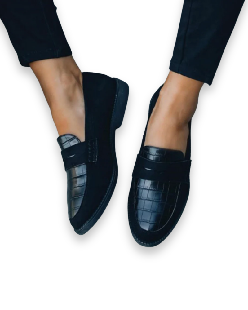 Mocassins à enfiler texturés pour femme | Élégantes