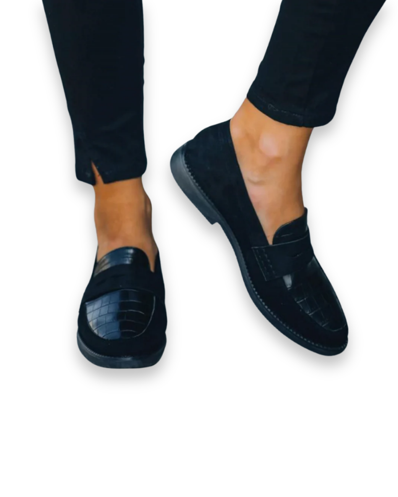 Mocassins à enfiler texturés pour femme | Élégantes