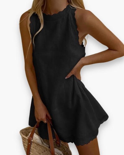 Robe ondulée élégante femme | Mini d'été