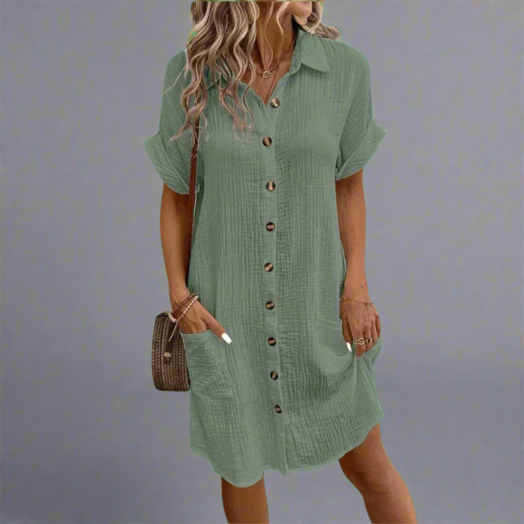 Harnwina | Robe maxi estivale avec facteur de bien-être