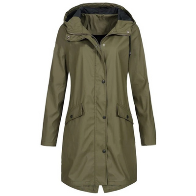 Amandine - Veste Coupe-Vent Pratique Avec Capuche