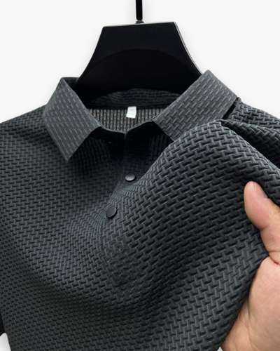 Polo Structuré Moderne pour Homme | Manches Longues