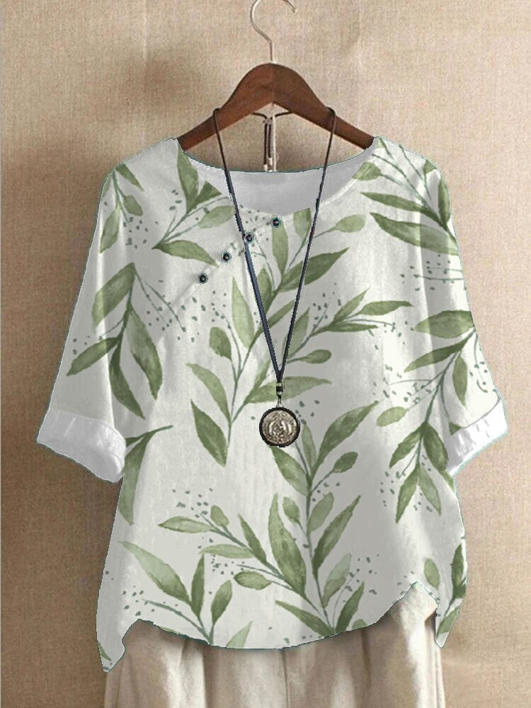 Lina - Blouse pour dames imprimée - Confortable