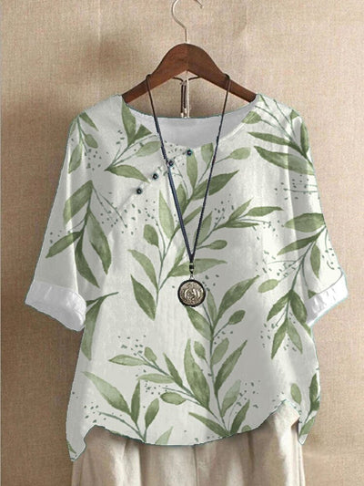 Lina - Blouse pour dames imprimée - Confortable