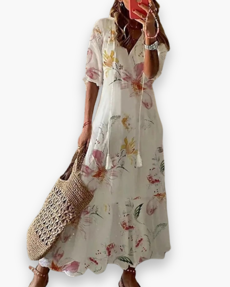 Robe longue bohème pour femme | Élégance d’été