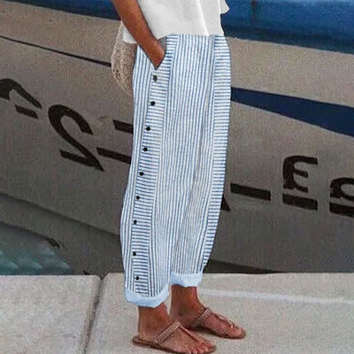 Pia - Pantalon avec Poches Latérales