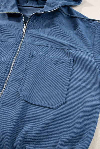 Fiona – Veste En Velours Côtelé Décontractée Avec Capuche Pour Un Style Relax