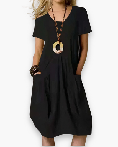 Robe ample confortable femme | Élégant midi