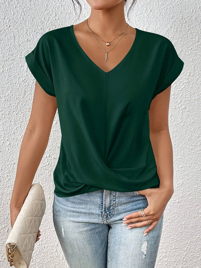 Doreen | T-shirt col en V avec coupe flatteuse