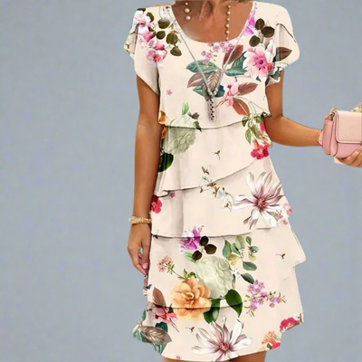 Ismene | Robe maxi florale avec une élégante légèreté