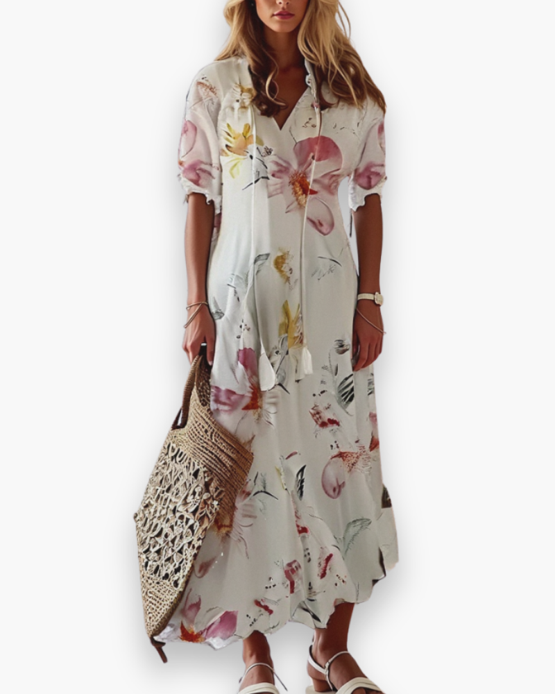 Robe longue bohème pour femme | Élégance d’été