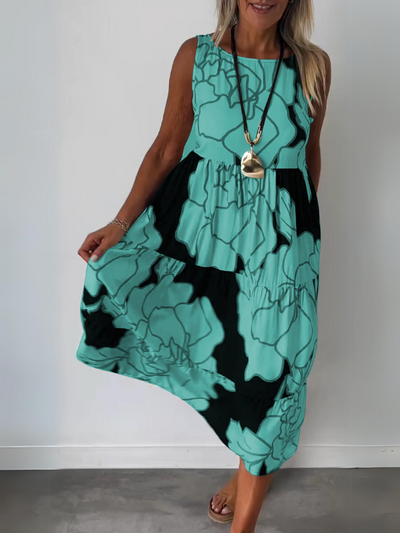 Gwendolyn | Robe maxi élégante sans manches