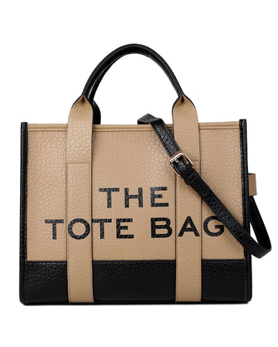 Justine - Sac Fourre-Tout Tendance Avec Coutures Bicolores